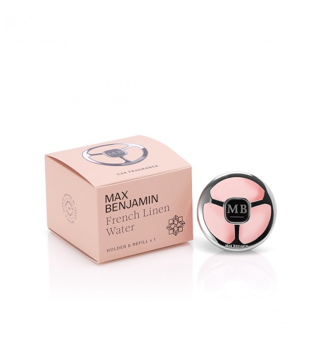 Max Benjamin French Linen Water car fragrance dispenser