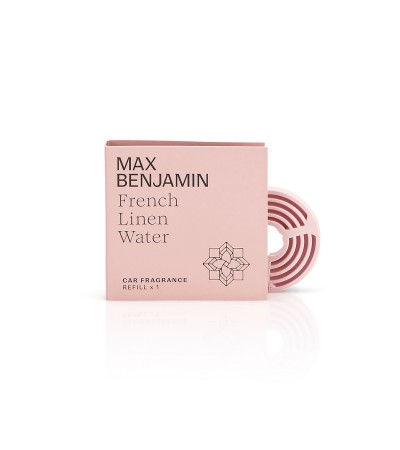 Max Benjamin French Linen Water car fragrance refill
