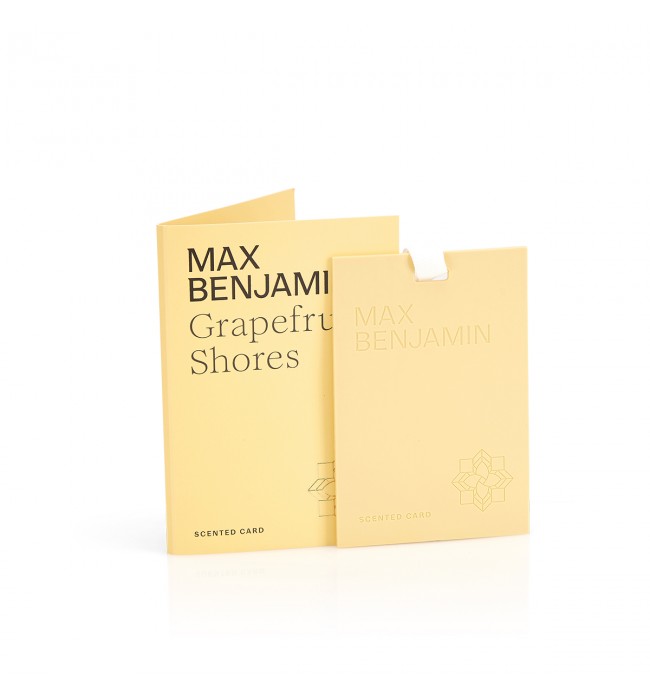 Max Benjamin Grapefruit Shore scented card