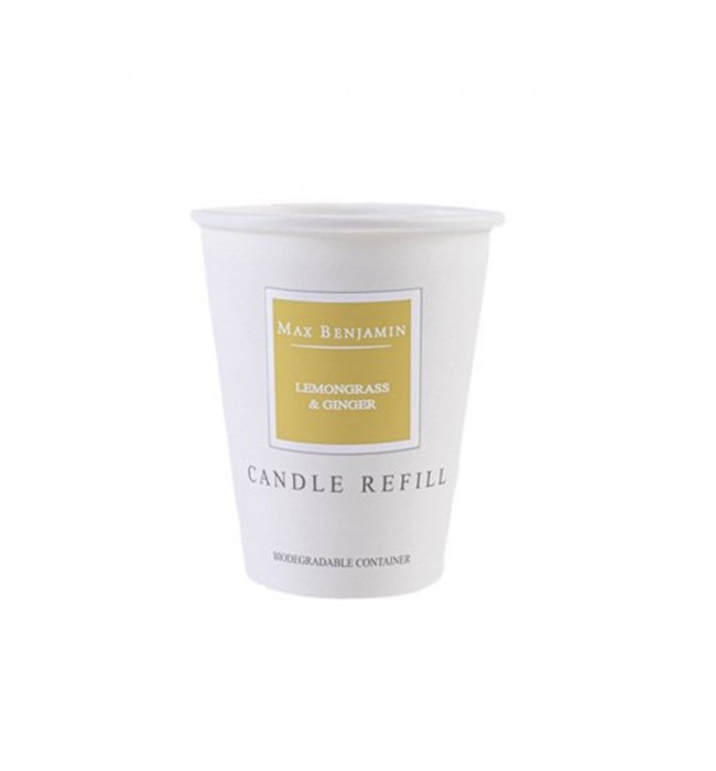 Max Benjamin Lemongrass & Ginger Candle Refill