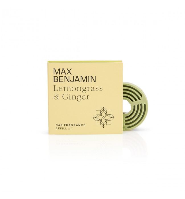 Max Benjamin Lemongrass and Ginger car fragrance refill