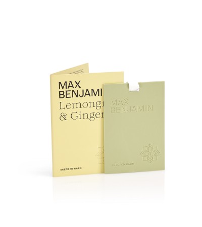 Max Benjamin Lemongrass and Ginger scented card