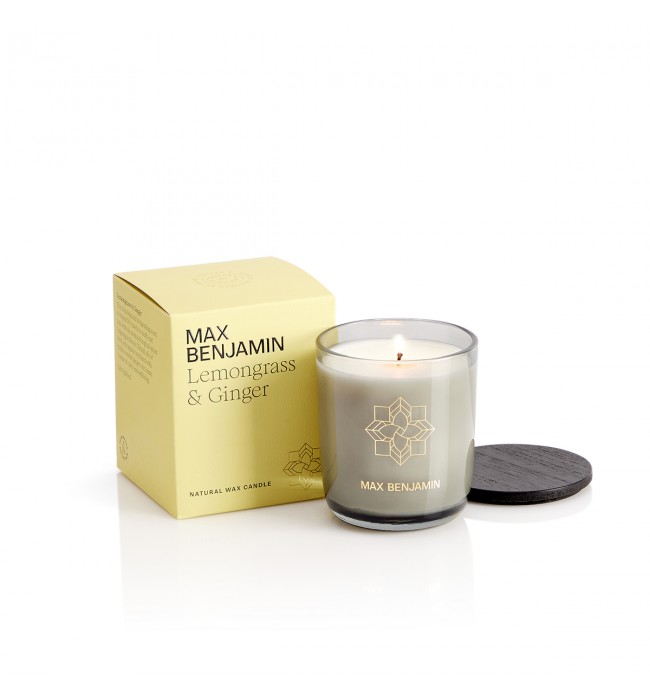 Max Benjamin Lemongrass and Ginger Water candle