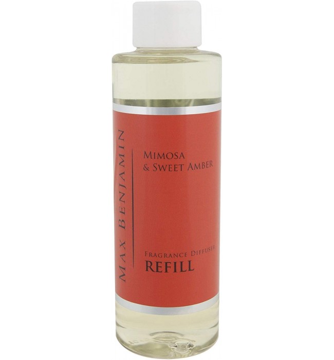 Mimosa and Sweet Amber Luxury Diffuser Refill Max Benjamin 300 ml