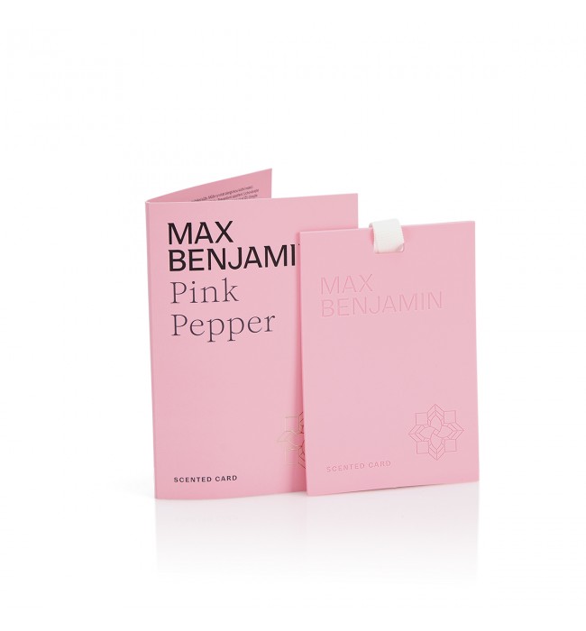 Max Benjamin Pink Pepper scented card