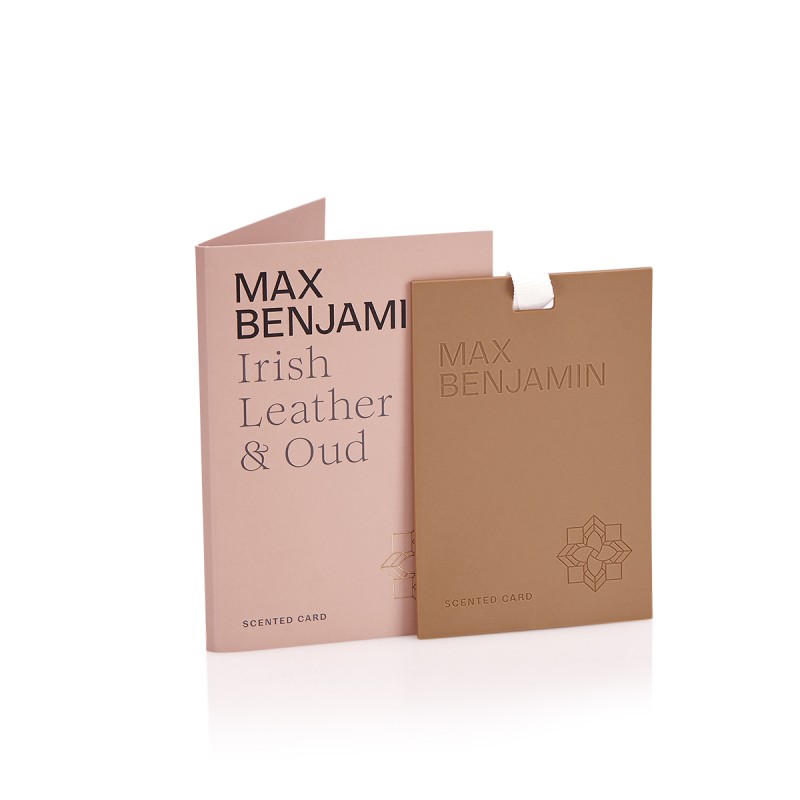 Irish Leather and Oud Luxury Scented Card Max Benjamin Irish Leather and Oud Luxury Scented Card Max Benjamin
