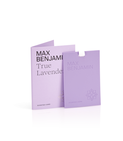 Ароматна карта Max Benjamin с истинска лавандула