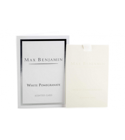 Max Benjamin White Pomegranate Scented Card