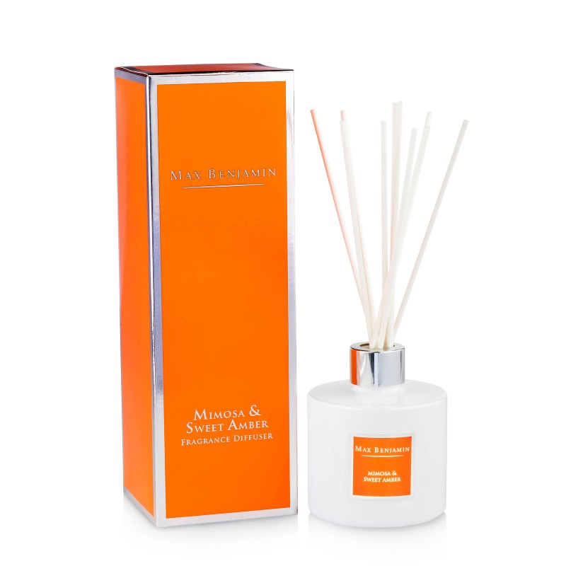 Mimosa & Sweet Amber Luxury Diffuser Max Benjamin Mimosa & Sweet Amber Luxury Diffuser Max Benjamin