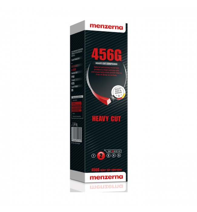 Menzerna 456G, Pre-polishing paste for titanium, stainless steel and non-ferrous metals