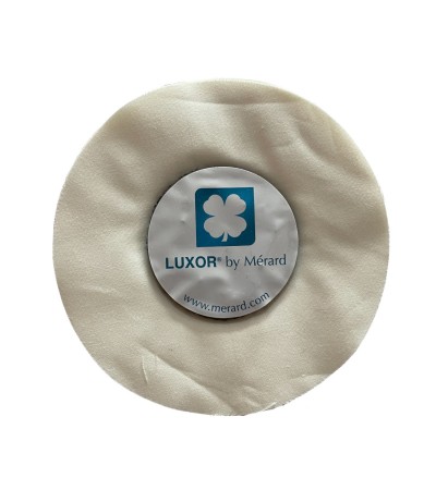 Merard Polishing wheel for finishing N° STV, natural coloured percale textile Ø 100 mm, 54 folds