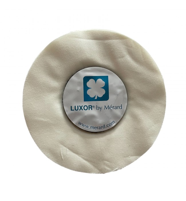 Merard Polishing wheel for finishing N° STV, natural coloured percale textile Ø 100 mm, 54 folds