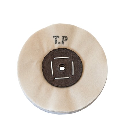 Полировъчно колело Merard N° TP, естествен памук Ø 100 мм, 40 сгъвания