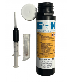 Minecol cement UV glue for mineral crystals glass 2ml