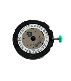 Miyota 0S20 13 1/2 quartz chronograph movement with date at the 4 o\'clock position