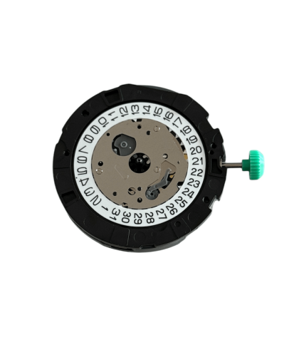 Miyota 0S20 13 1/2 quartz chronograph movement with date at the 4 o'clock position