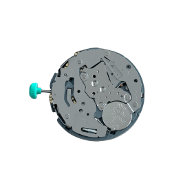 Miyota 0S20 13 1/2 quartz chronograph movement with date at the 4 o'clock position