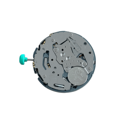Miyota 0S20 13 1/2 quartz chronograph movement with date at the 4 o'clock position