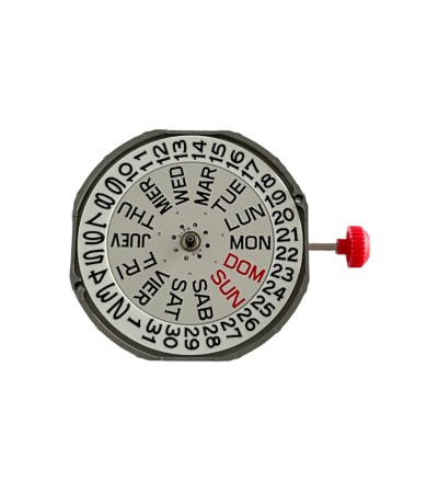 Miyota 2405 13 1/2 quartz movement with date on 3 o'clock SC-DD(3)