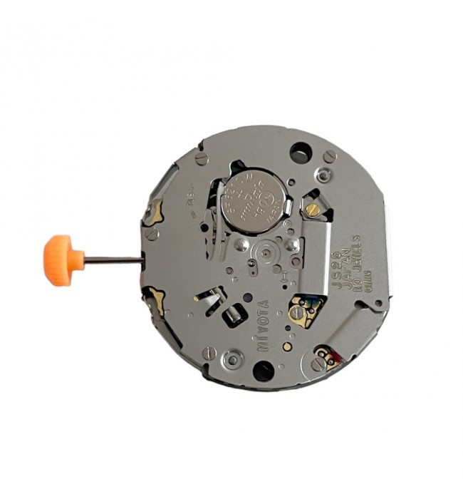 Miyota JS25 12 1/2''' SC-chronograph 3 sub-dials on 3-6-9 and date indication on 4 o'clock quartz movement
