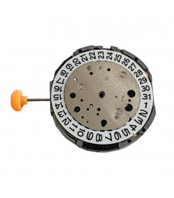 Miyota JS25 12 1/2''' SC-chronograph 3 sub-dials on 3-6-9 and date indication on 4 o'clock quartz movement