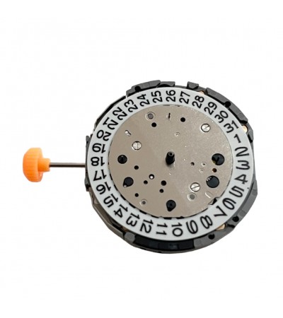 Miyota JS26 12 1/2''' SC-chronograph 3 sub-dials on 3-6-9 and date indication on 4 o'clock quartz movement