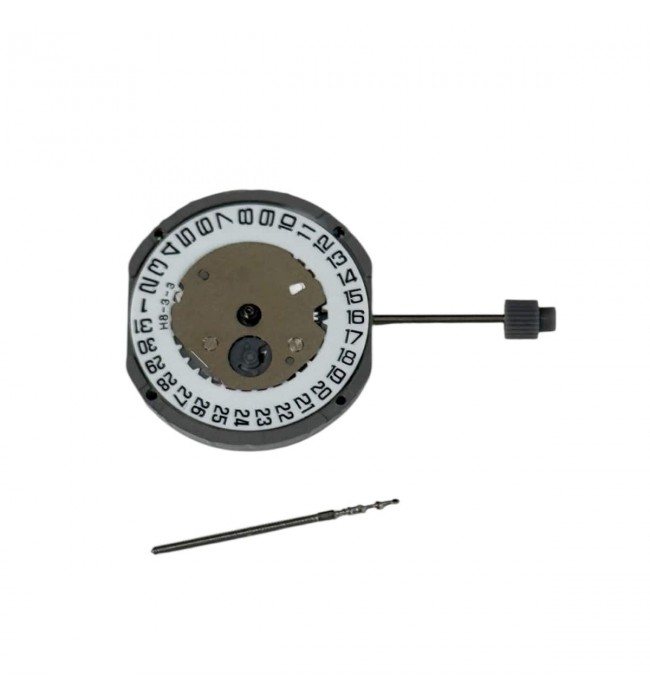 Miyota GN12 Quartz Movement – 8 3/4''' with 3 O’Clock Date Indication