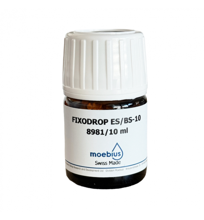 Moebius 8981 Epilame Fixodrop ES bottle with basket 10ml