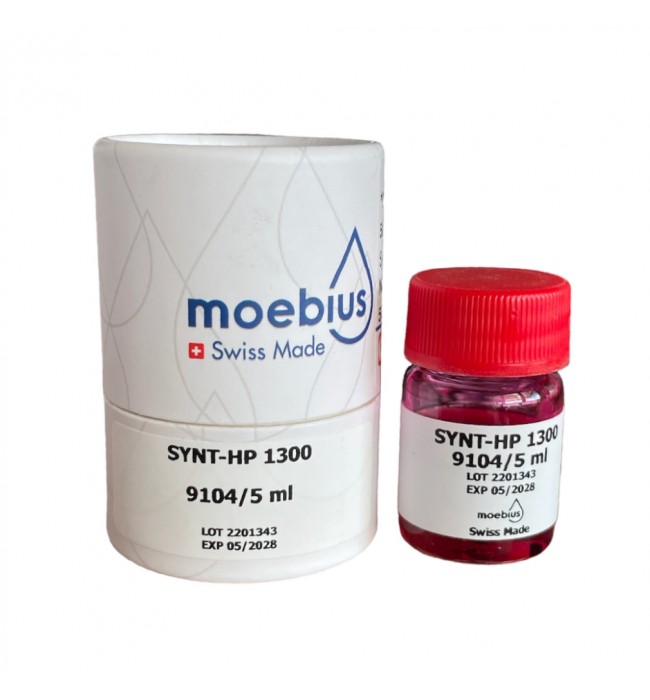 Moebius 9104 SC 1300 Synthetic HP oil mechanical watches 5 ml. DISCONTINUED in 2025.