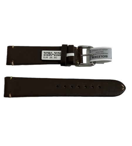 Mokka dark brown strap with stitch  ...