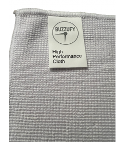 Buzzufy Microfiber High Performance Polishing Cloths – 3 PACK Premium Quality Cloth for Cleaning & Polishing – Lint-Free, Streak-Free for Cars, Household, Watches & Jewelry, Silver, Gold, Stainless Steel, 32 cm x 36 cm, White