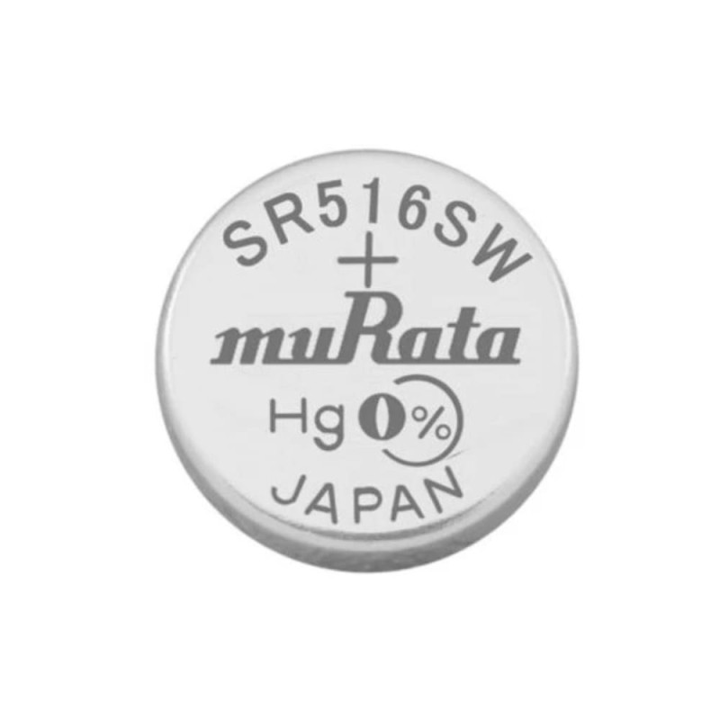 Батерия Murata 317 SR516SW за часовник 1.55V Батерия Murata 317 SR516SW за часовник 1.55V