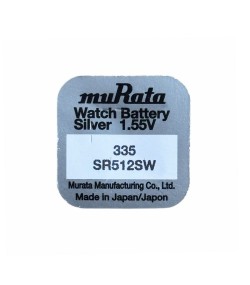 Murata 335 SR512SW watch coin battery 1.55V