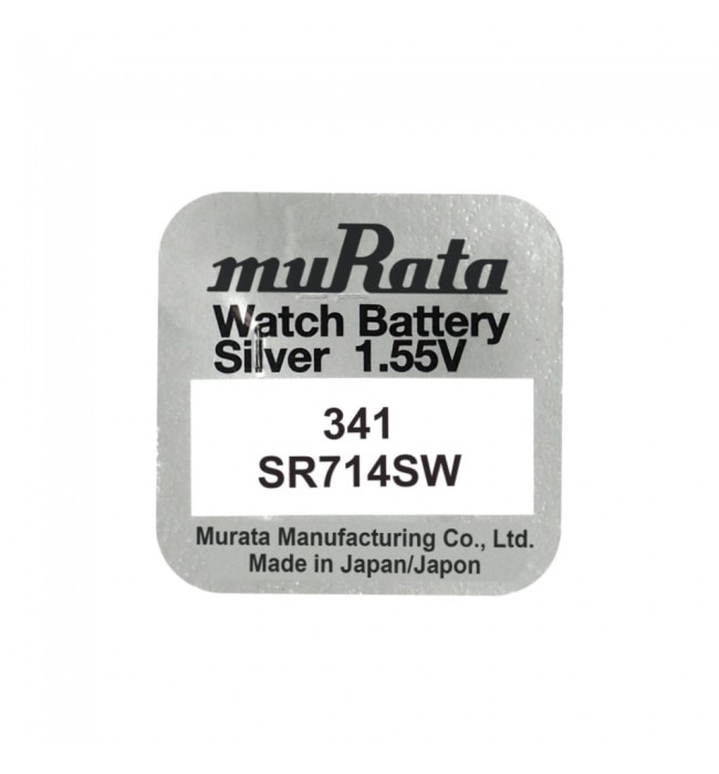 Murata 341 SR714SW watch coin battery 1.55V