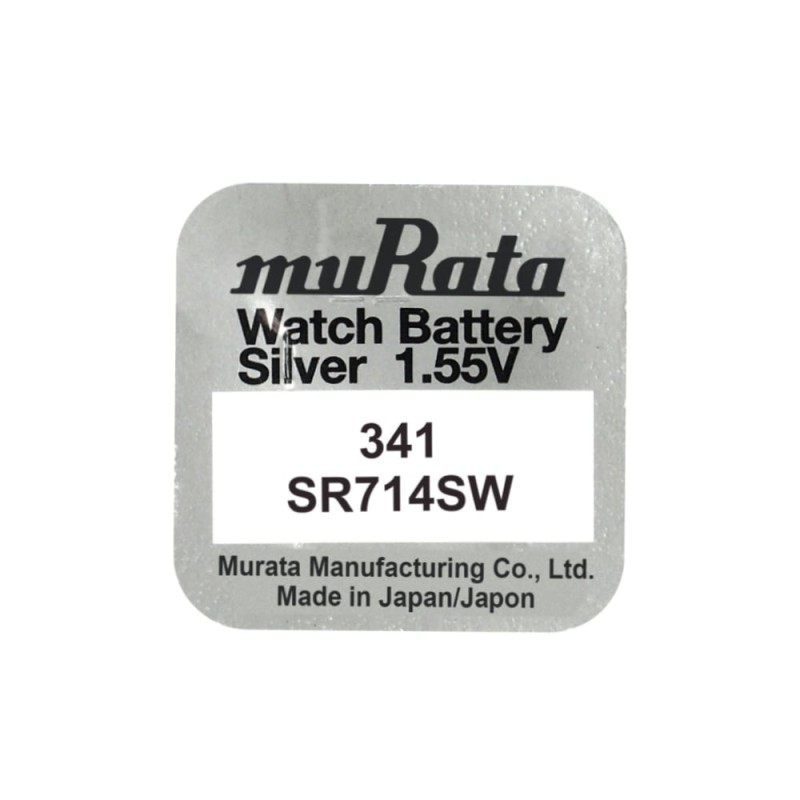 Батерия за часовник Murata 341 SR714SW 1.55V Батерия за часовник Murata 341 SR714SW 1.55V