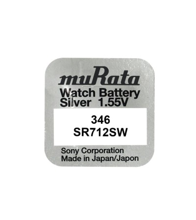 Murata 346 SR712SW watch coin battery 1.55V