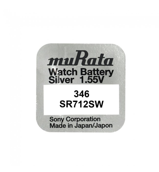 Murata 346 SR712SW watch coin battery 1.55V