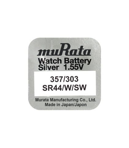 Murata 357/303 SR44N watch coin battery 1.55V