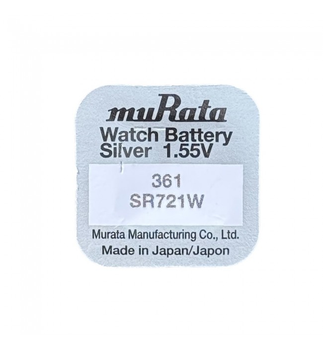 Murata 361 SR721W watch coin battery 1.55V