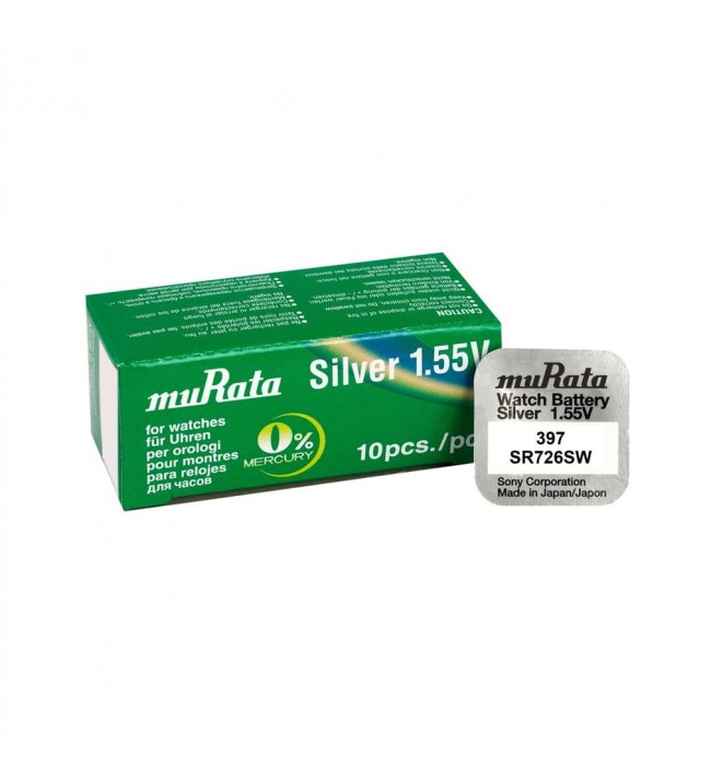 Murata 397 SR59 / SR726SW watch battery 1.5V