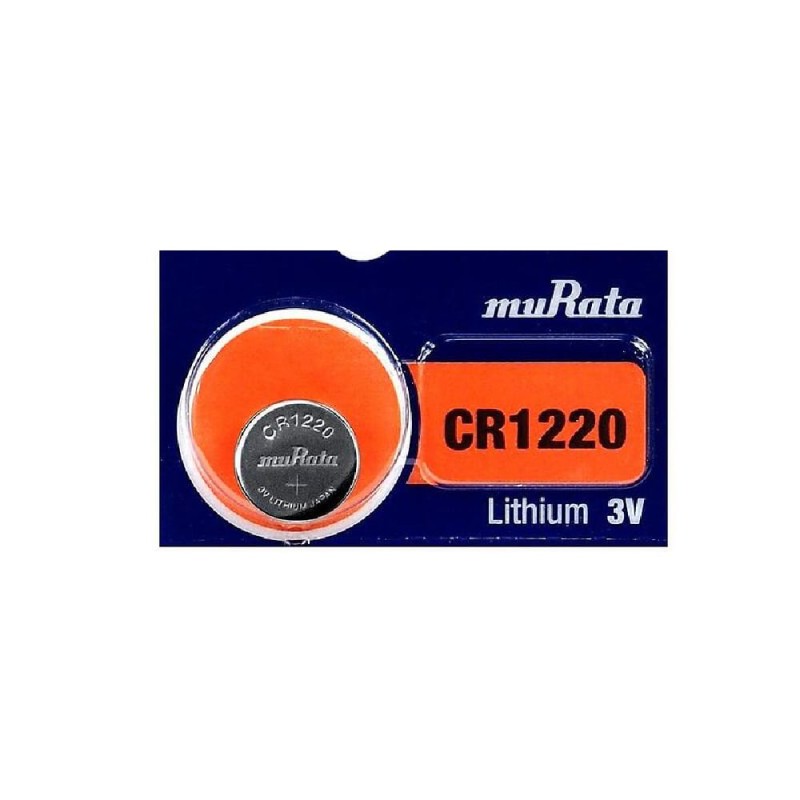 Литиева монетна батерия Murata CR1220 3V Литиева монетна батерия Murata CR1220 3V
