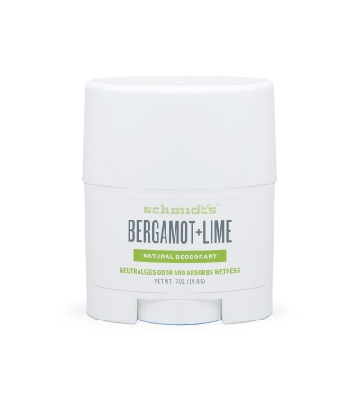 Schmidt's Naturals Deodorant Bergamot Lime - Travel Size (123)
