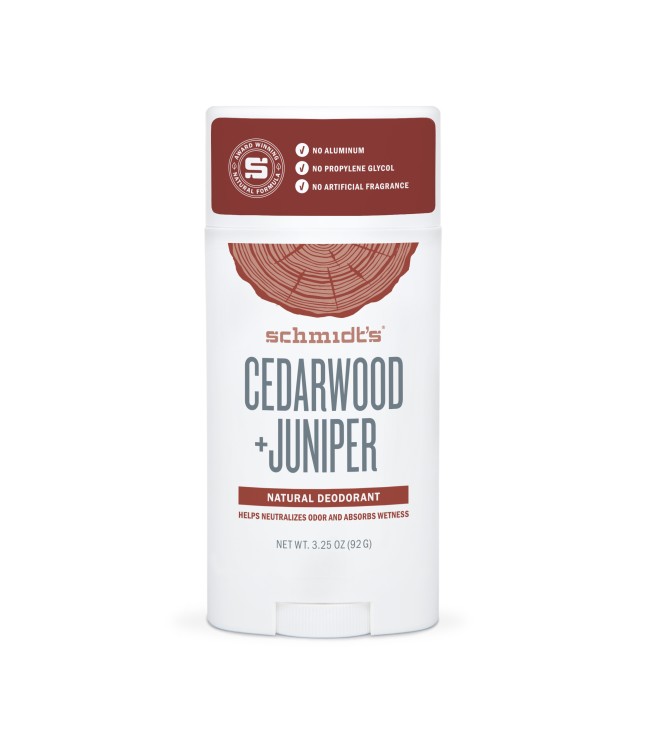 Schmidt's Natural Deodorant Stick Cedarwood Juniper