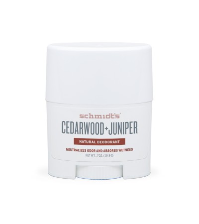 Schmidt's Naturals Cedarwood Juniper Deodorant Stick - Travel Size