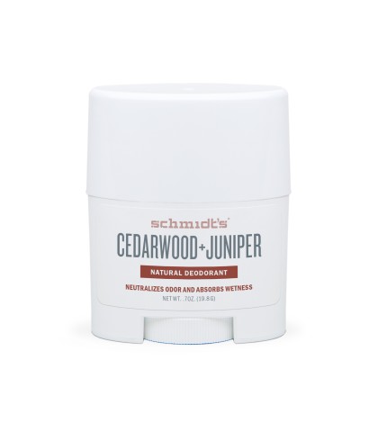 Schmidt's Naturals Cedarwood Juniper Deodorant Stick - Travel Size