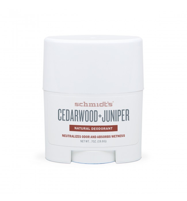 Schmidt's Naturals Cedarwood Juniper Deodorant Stick - Travel Size