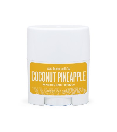 Schmidt's Naturals Sensitive Skin Deodorant Stick - Travel Size: Coconut Pineapple