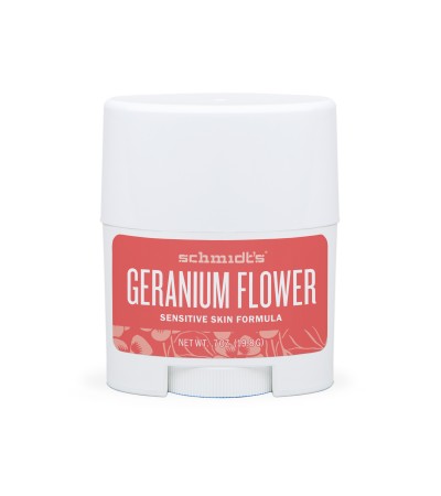 Schmidt's Naturals Sensitive Skin Deodorant Stick - Travel Size (Geranium Flower)