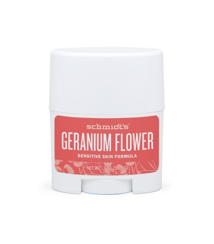 Schmidt's Naturals Sensitive Skin Deodorant Stick - Travel Size (Geranium Flower)