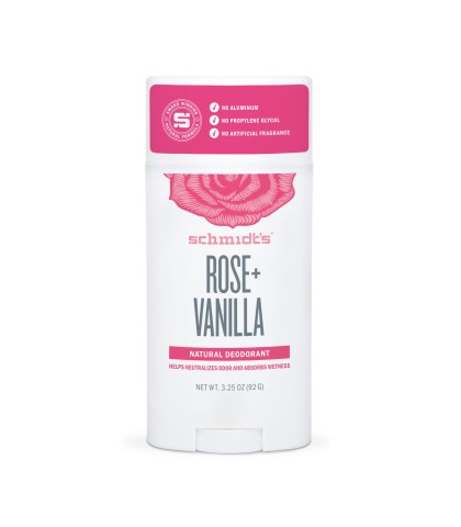 Schmidt's Naturals Deodorant Stick - Rose Vanilla